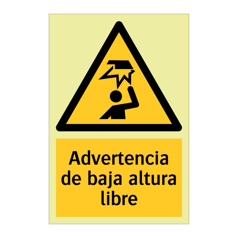 Advertencia de baja altura libre