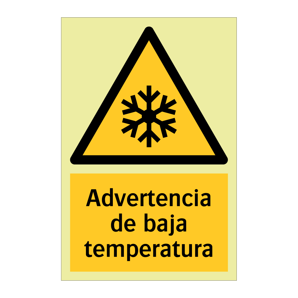 Advertencia de baja temperatura
