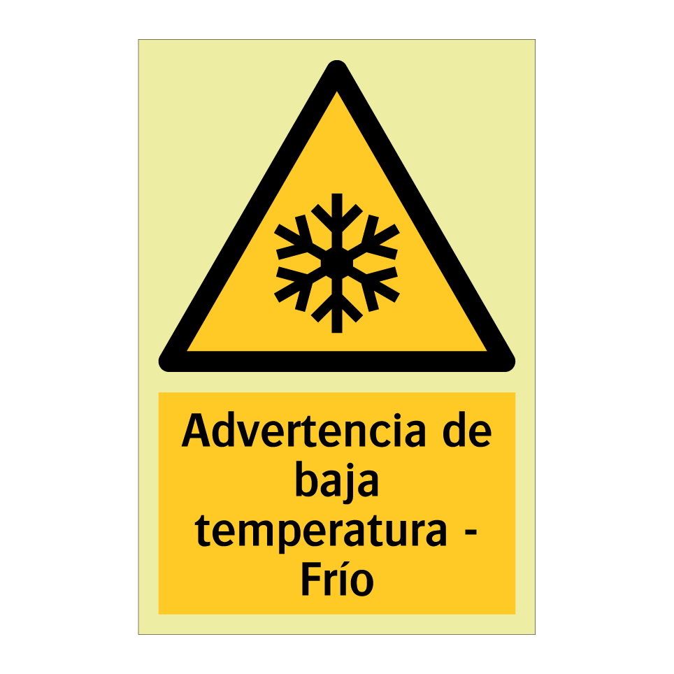 Advertencia de baja temperatura - Frío