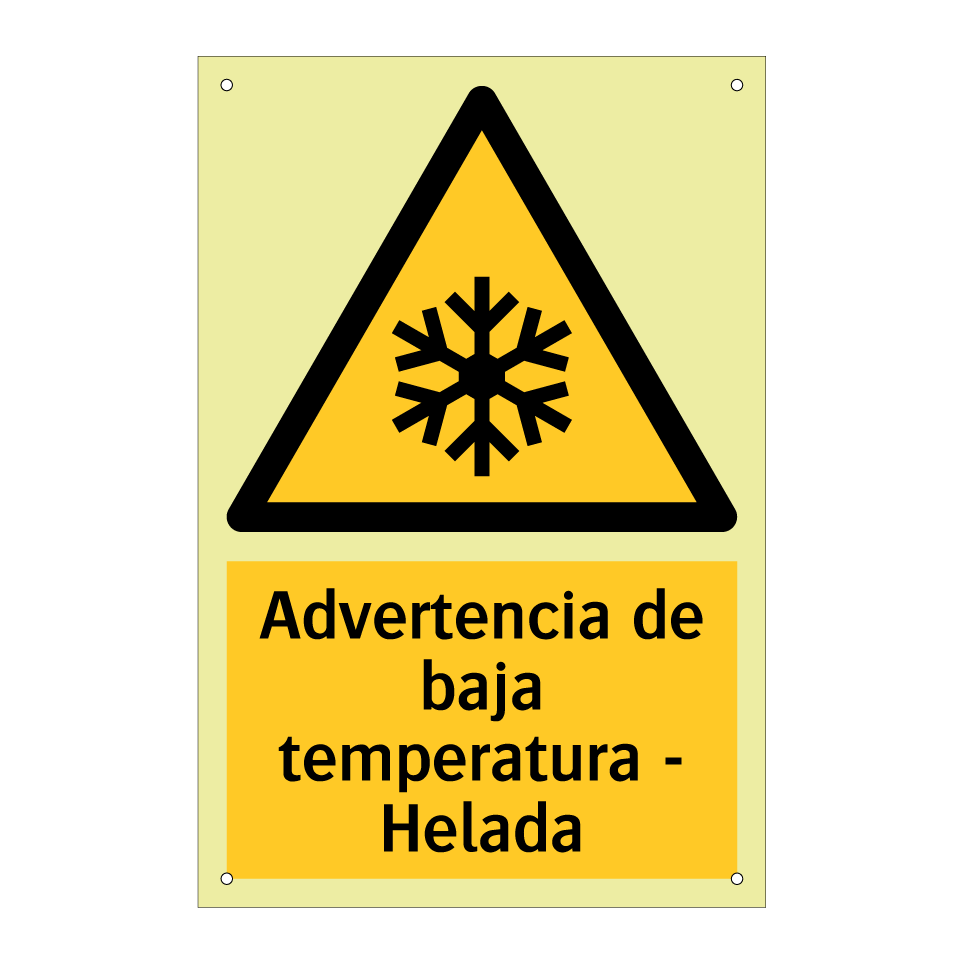 Advertencia de baja temperatura - Helada