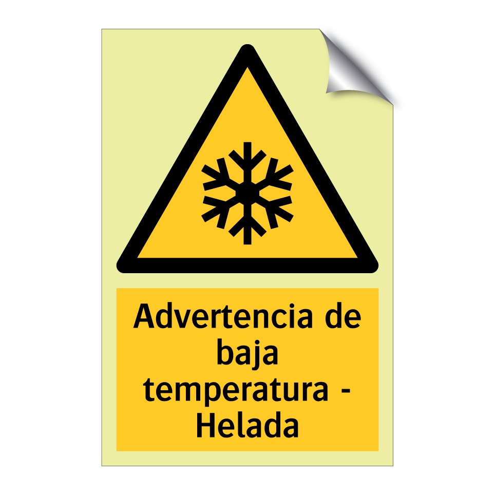 Advertencia de baja temperatura - Helada