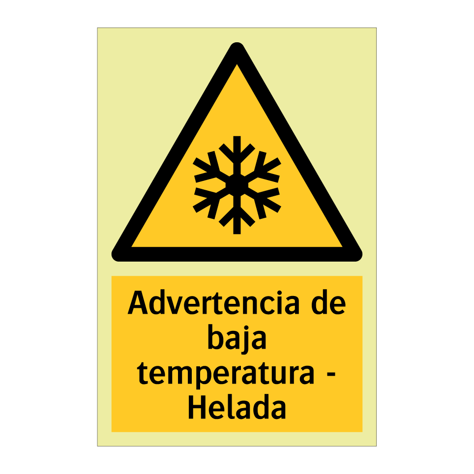 Advertencia de baja temperatura - Helada