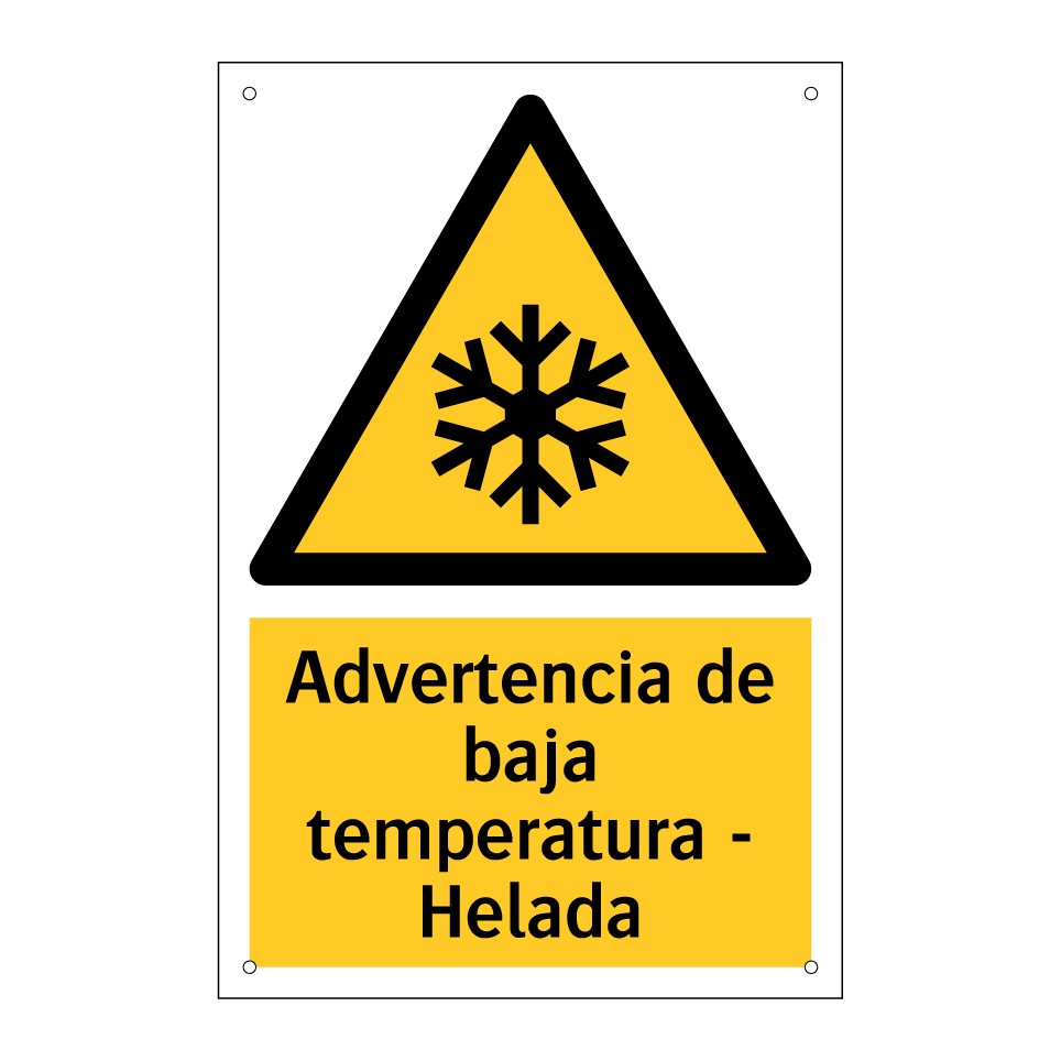 Advertencia de baja temperatura - Helada