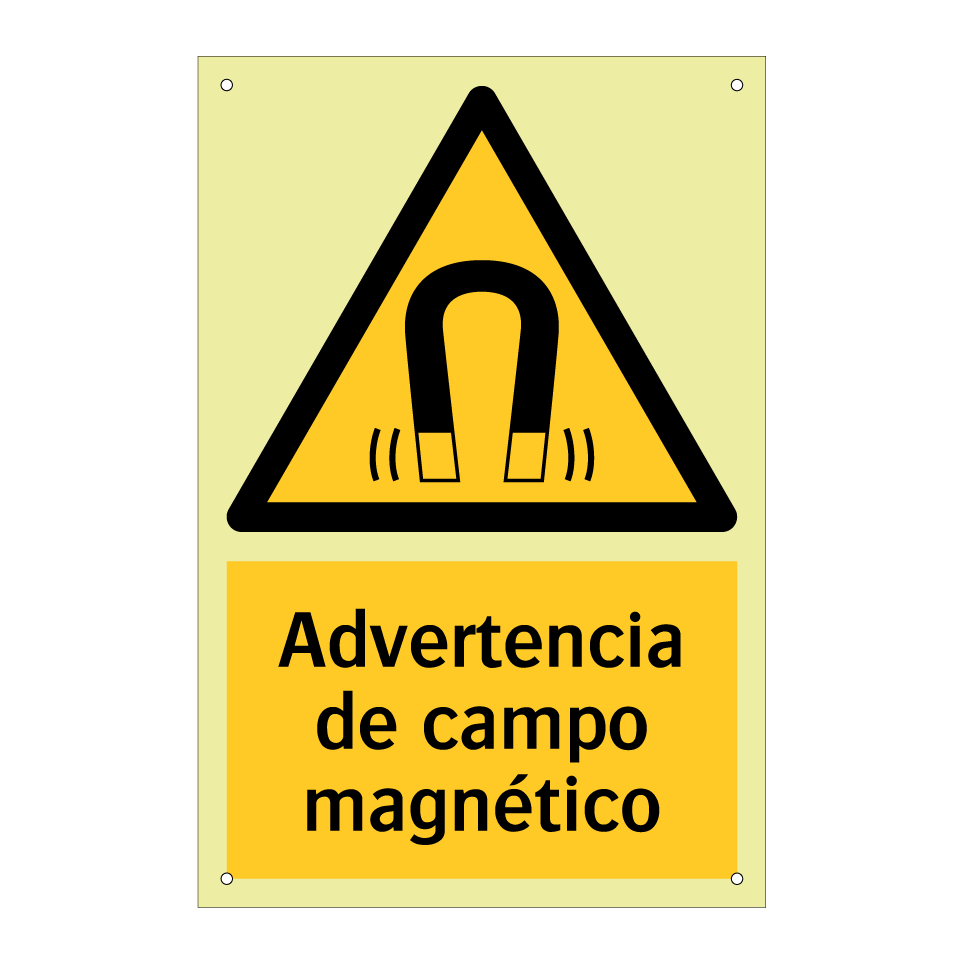 Advertencia de campo magnético