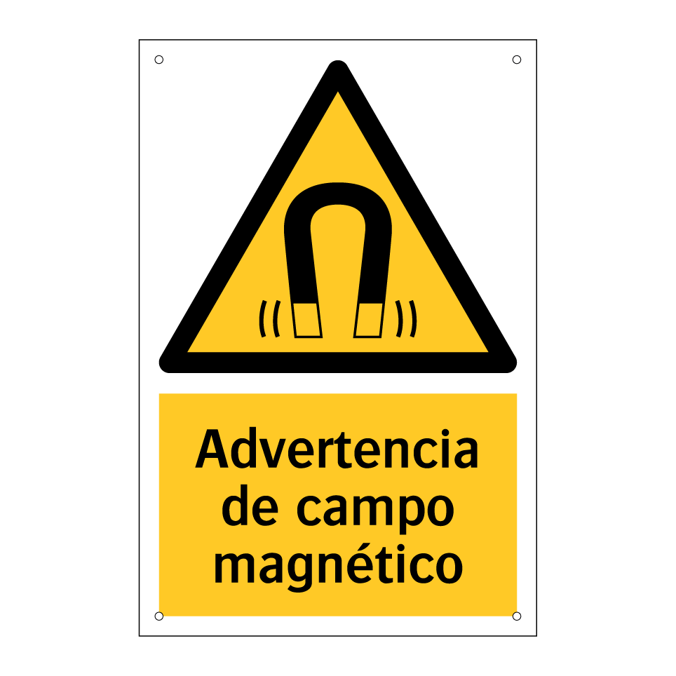 Advertencia de campo magnético