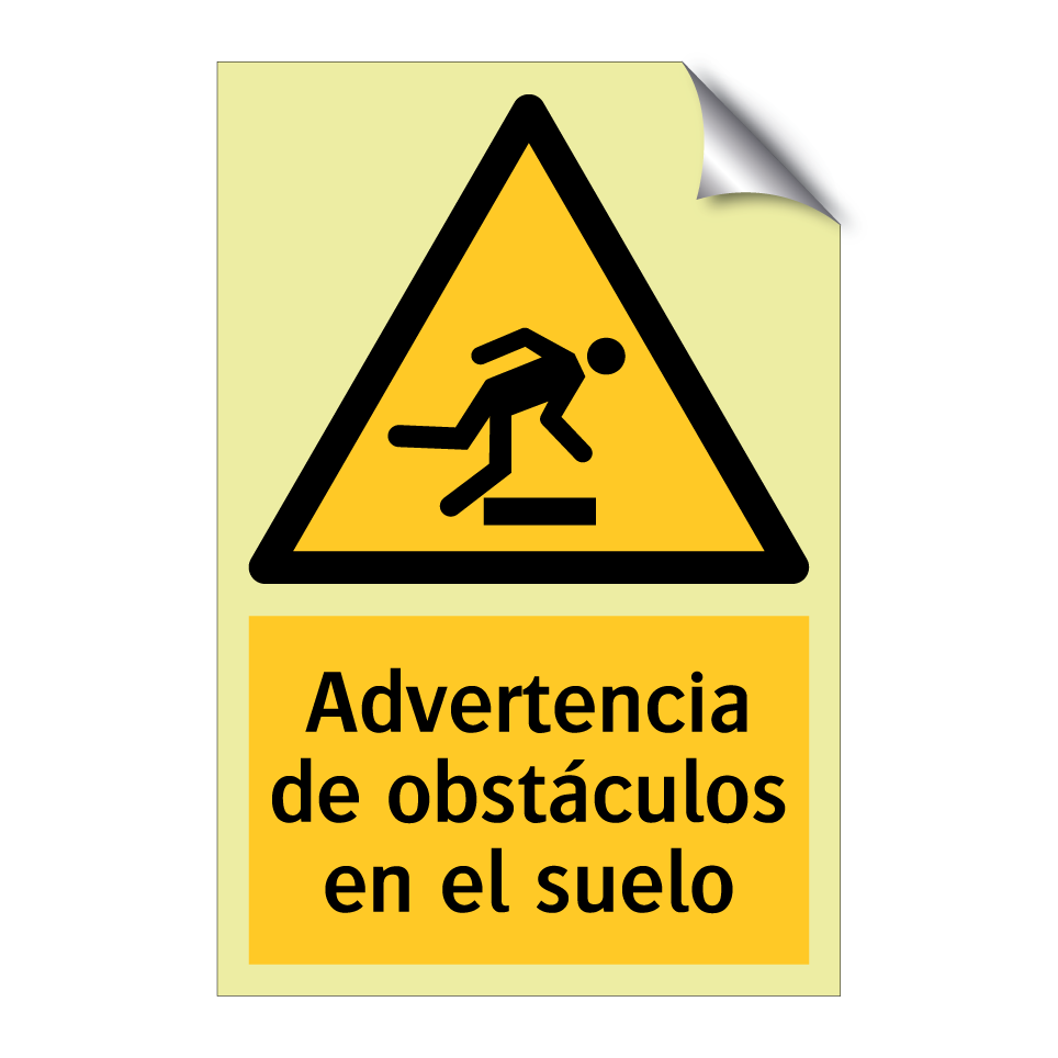 Advertencia de obstáculos en el suelo