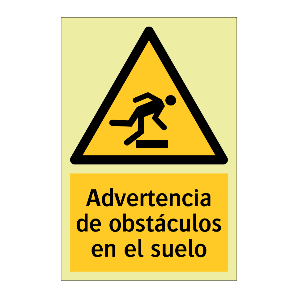 Advertencia de obstáculos en el suelo