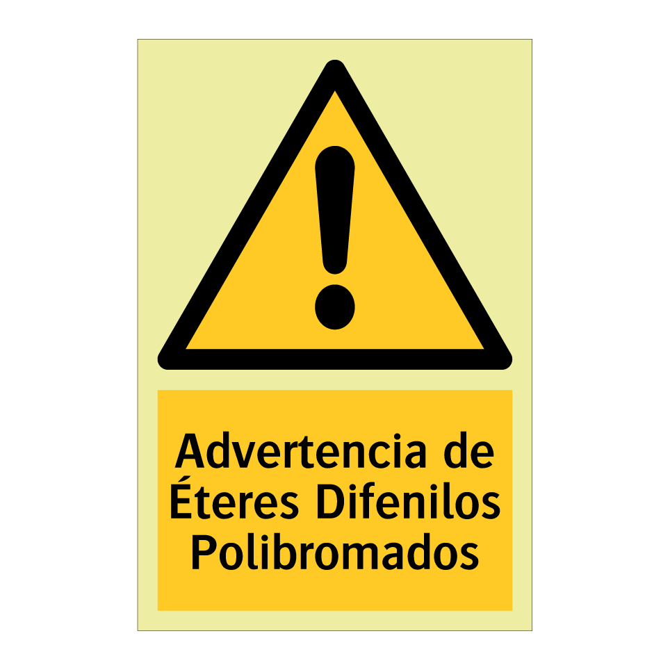 Advertencia de Éteres Difenilos Polibromados