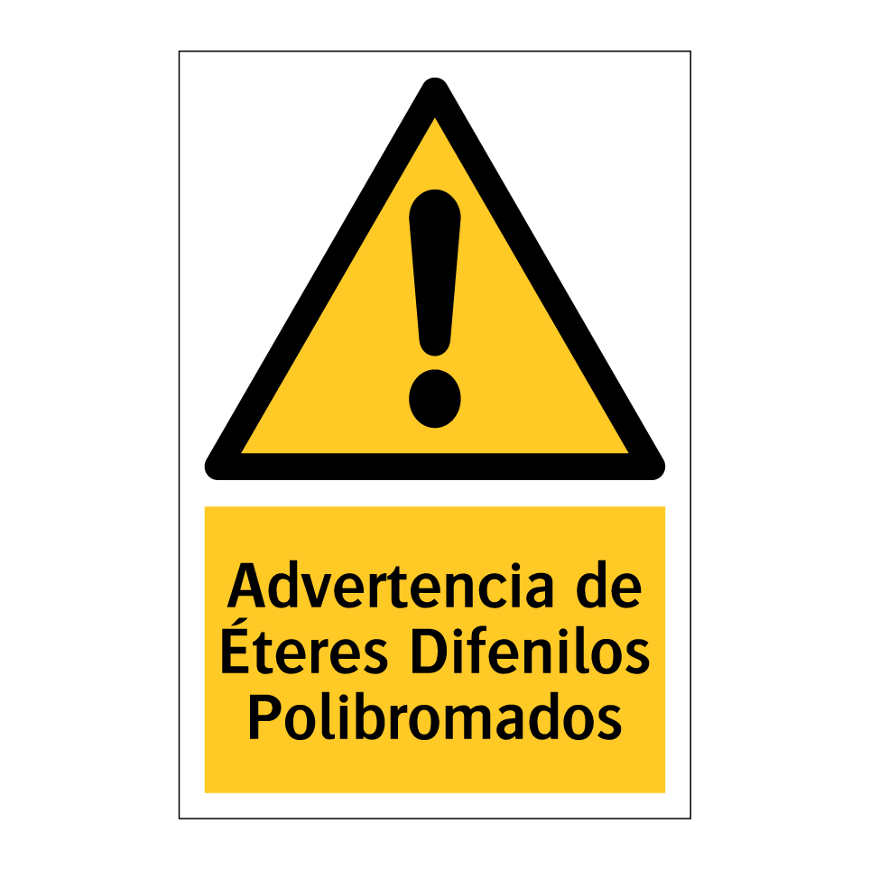 Advertencia de Éteres Difenilos Polibromados