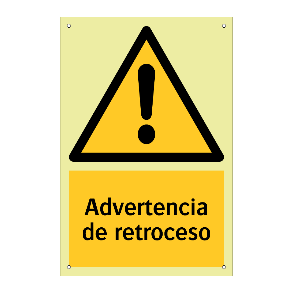 Advertencia de retroceso