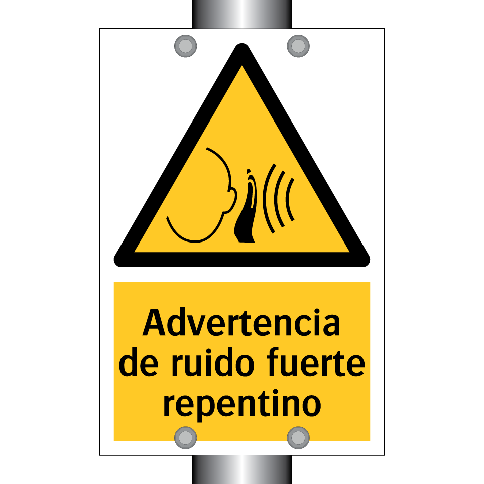 Advertencia de ruido fuerte repentino