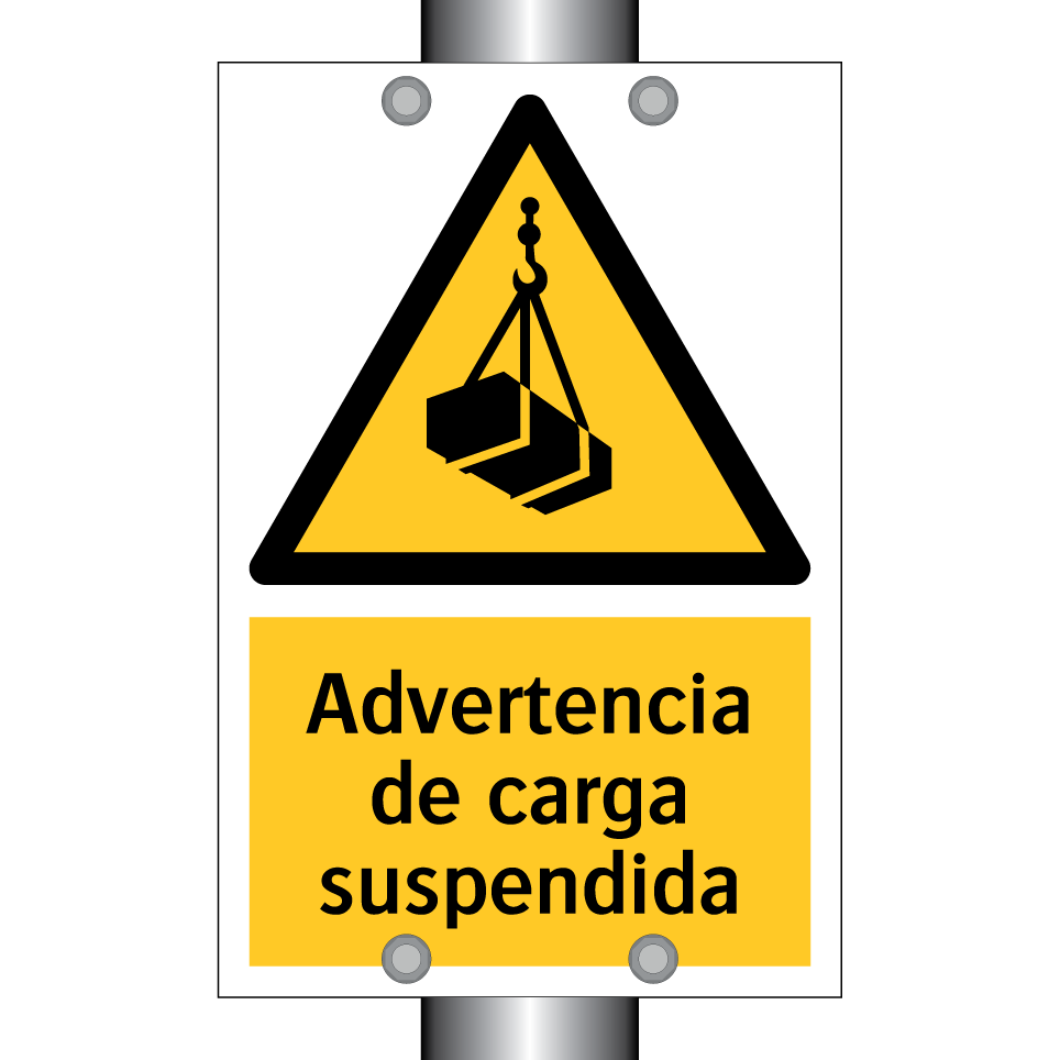 Advertencia de carga suspendida