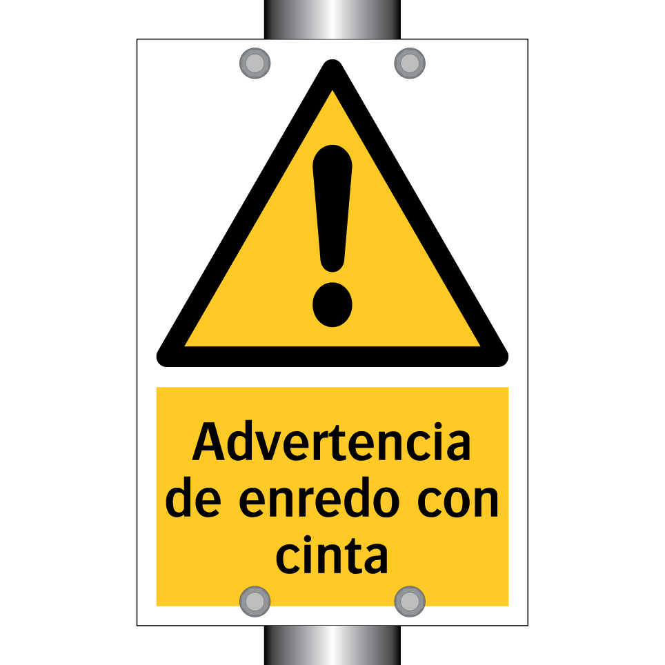 Advertencia de enredo con cinta