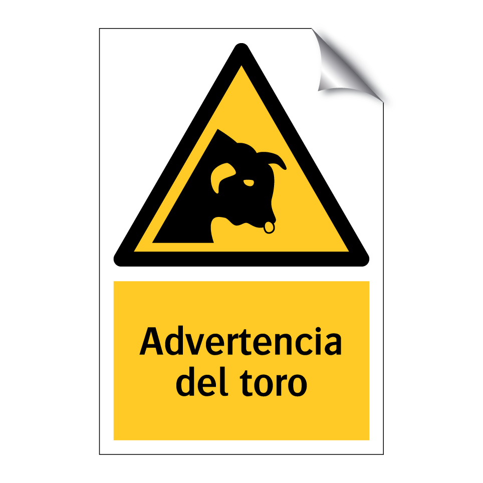 Advertencia del toro