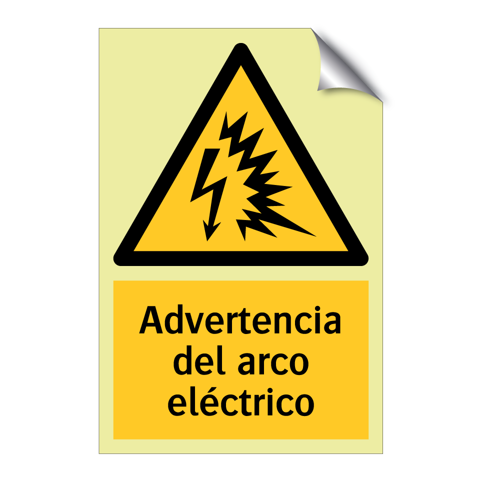 Advertencia del arco eléctrico