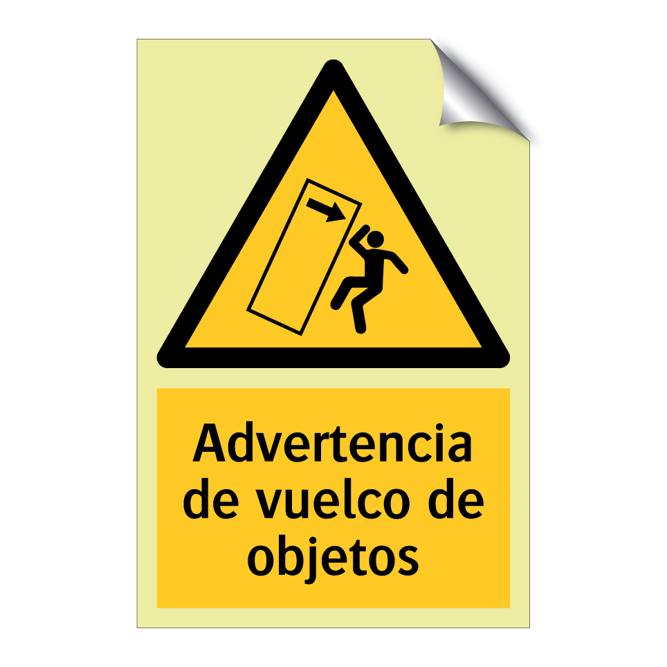 Advertencia de vuelco de objetos