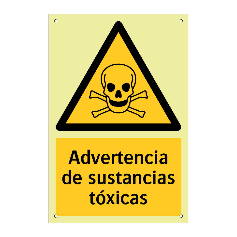 Advertencia de sustancias tóxicas