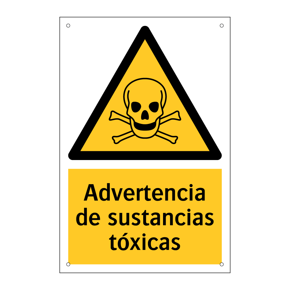 Advertencia de sustancias tóxicas