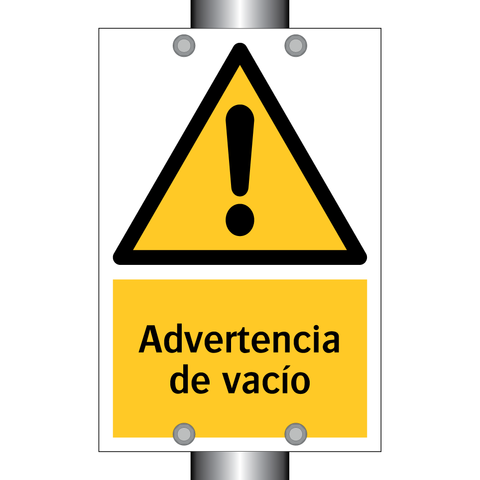 Advertencia de vacío