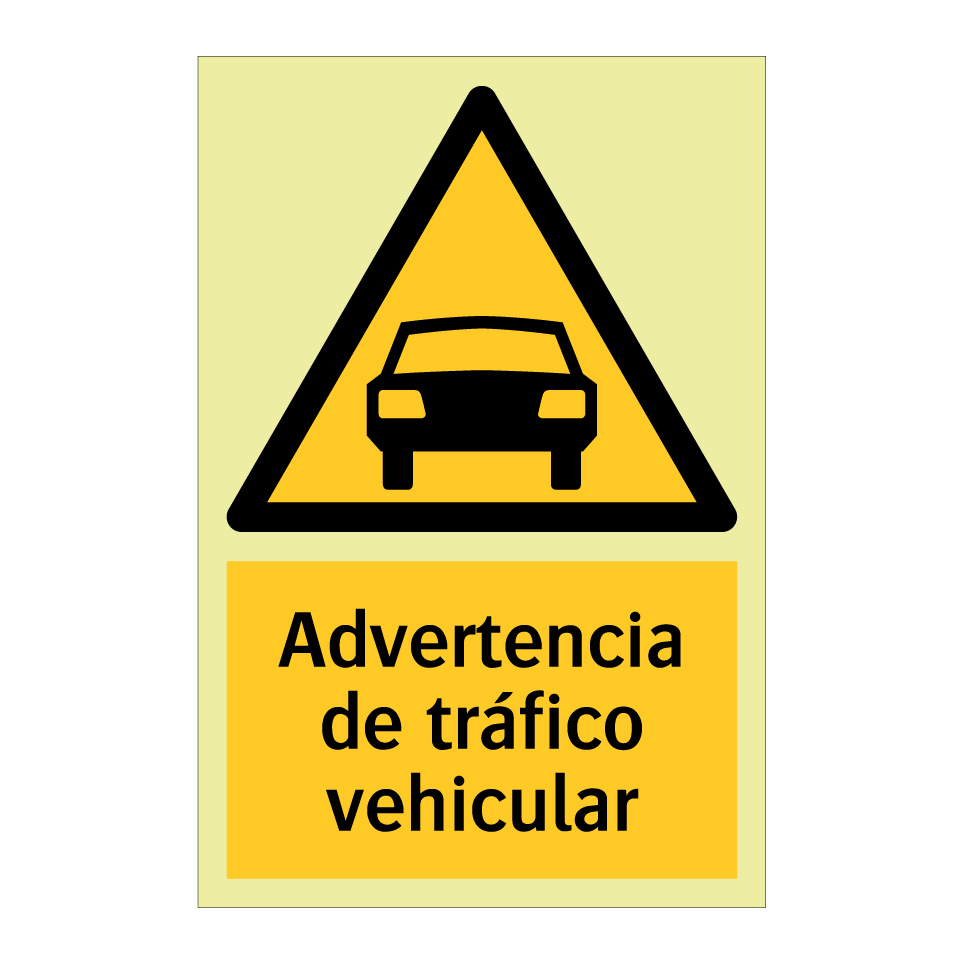 Advertencia de tráfico vehicular
