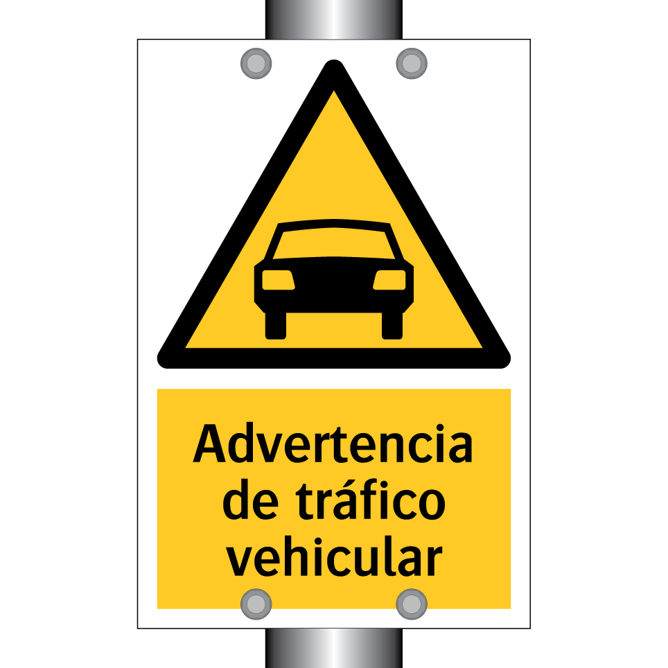 Advertencia de tráfico vehicular