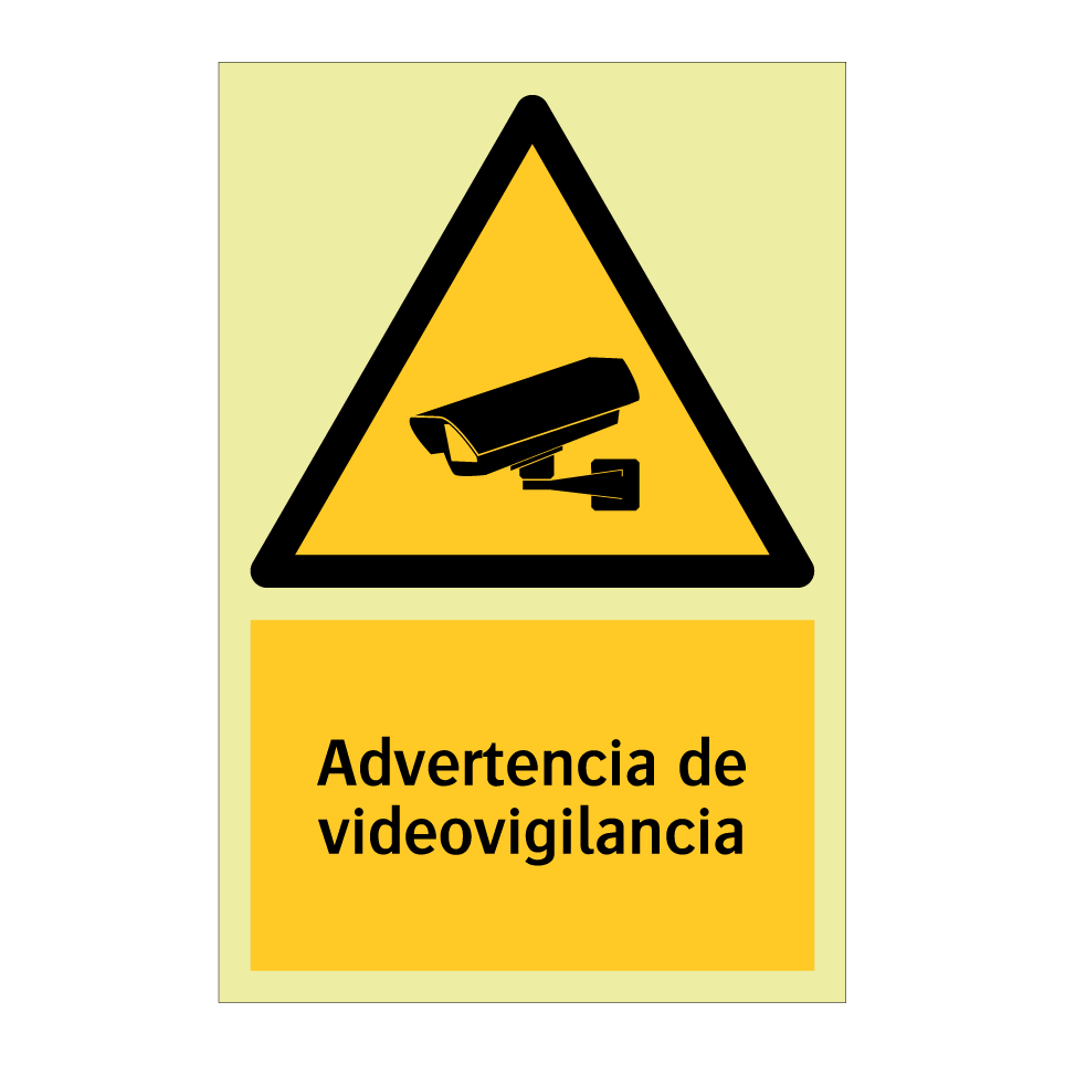 Advertencia de videovigilancia