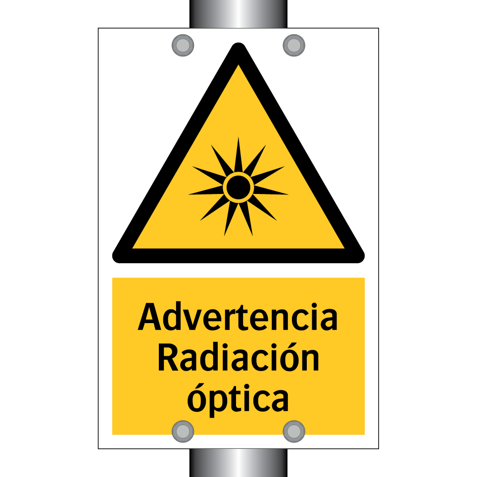 Advertencia Radiación óptica