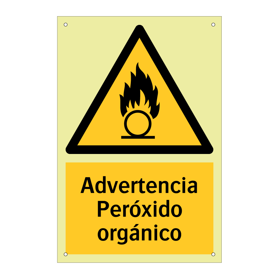 Advertencia Peróxido orgánico