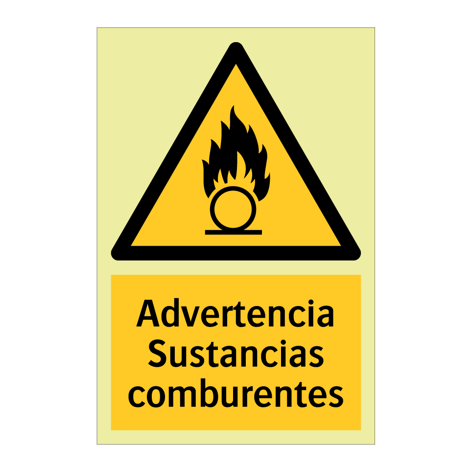 Advertencia Sustancias comburentes