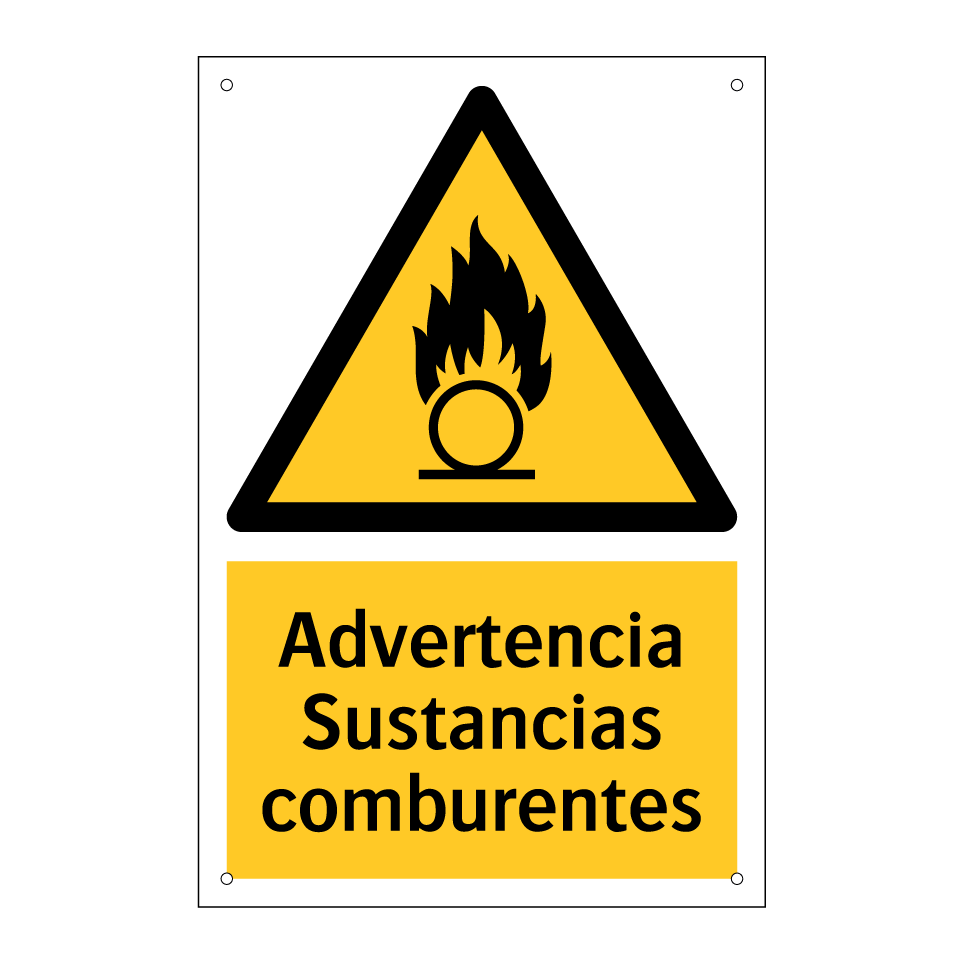 Advertencia Sustancias comburentes