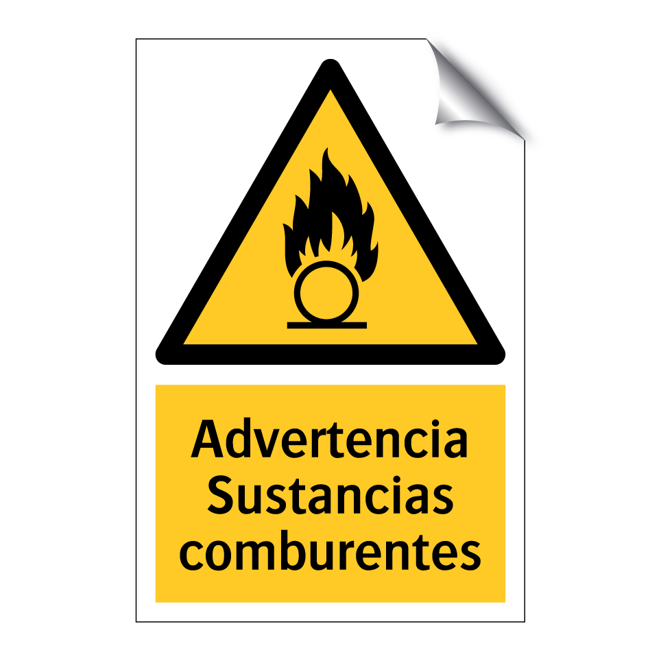 Advertencia Sustancias comburentes