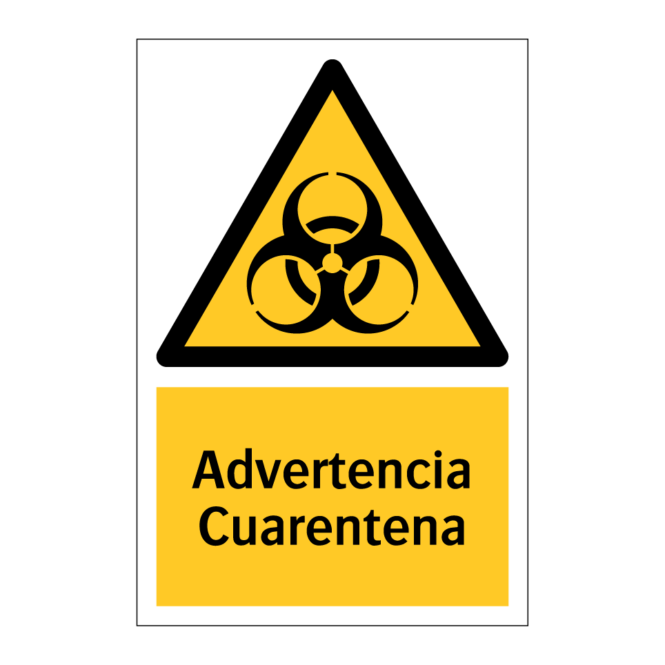 Advertencia Cuarentena