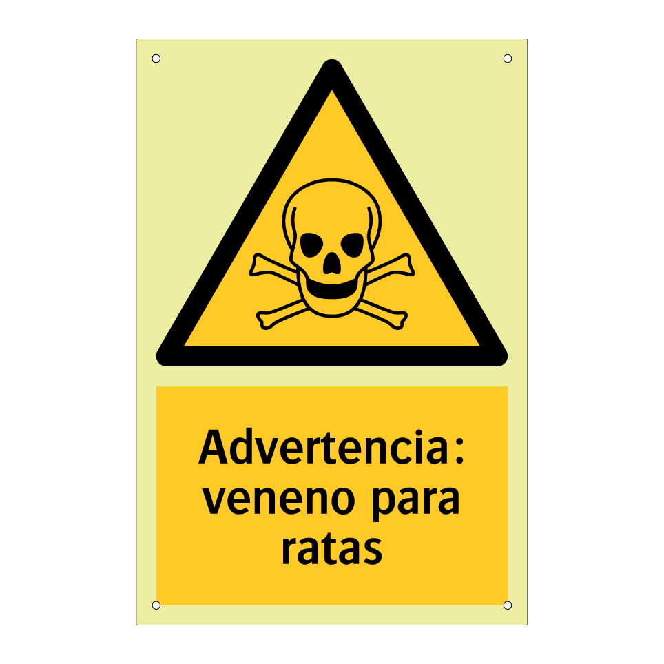 Advertencia: veneno para ratas