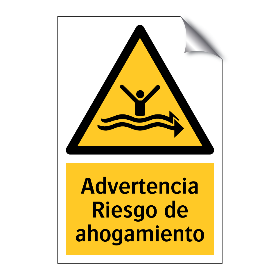 Advertencia Riesgo de ahogamiento