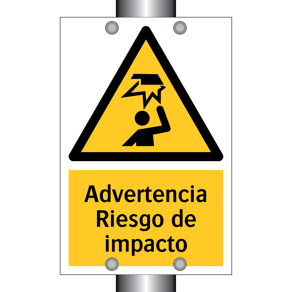 Advertencia Riesgo de impacto