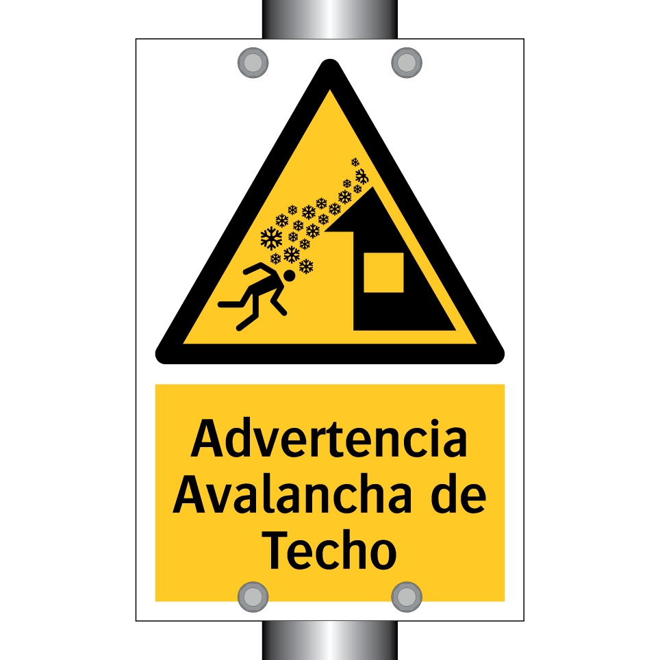 Advertencia Avalancha de Techo