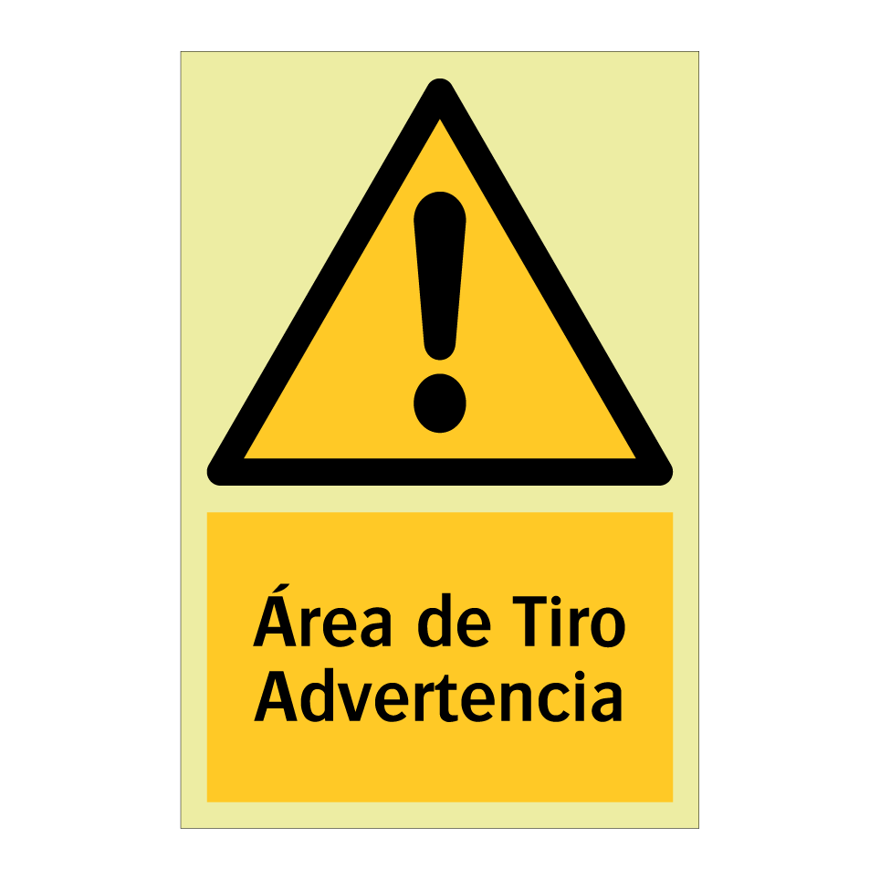 Área de Tiro Advertencia