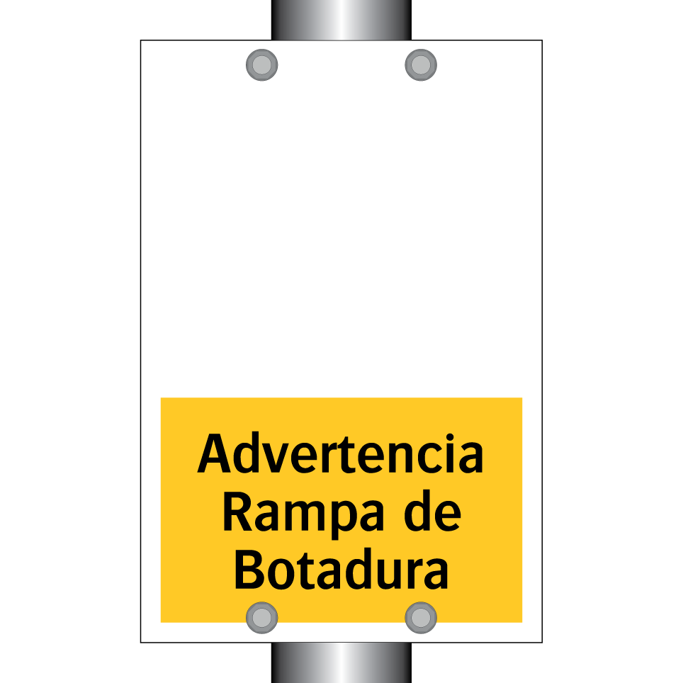 Advertencia Rampa de Botadura