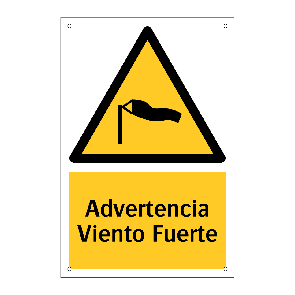 Advertencia Viento Fuerte