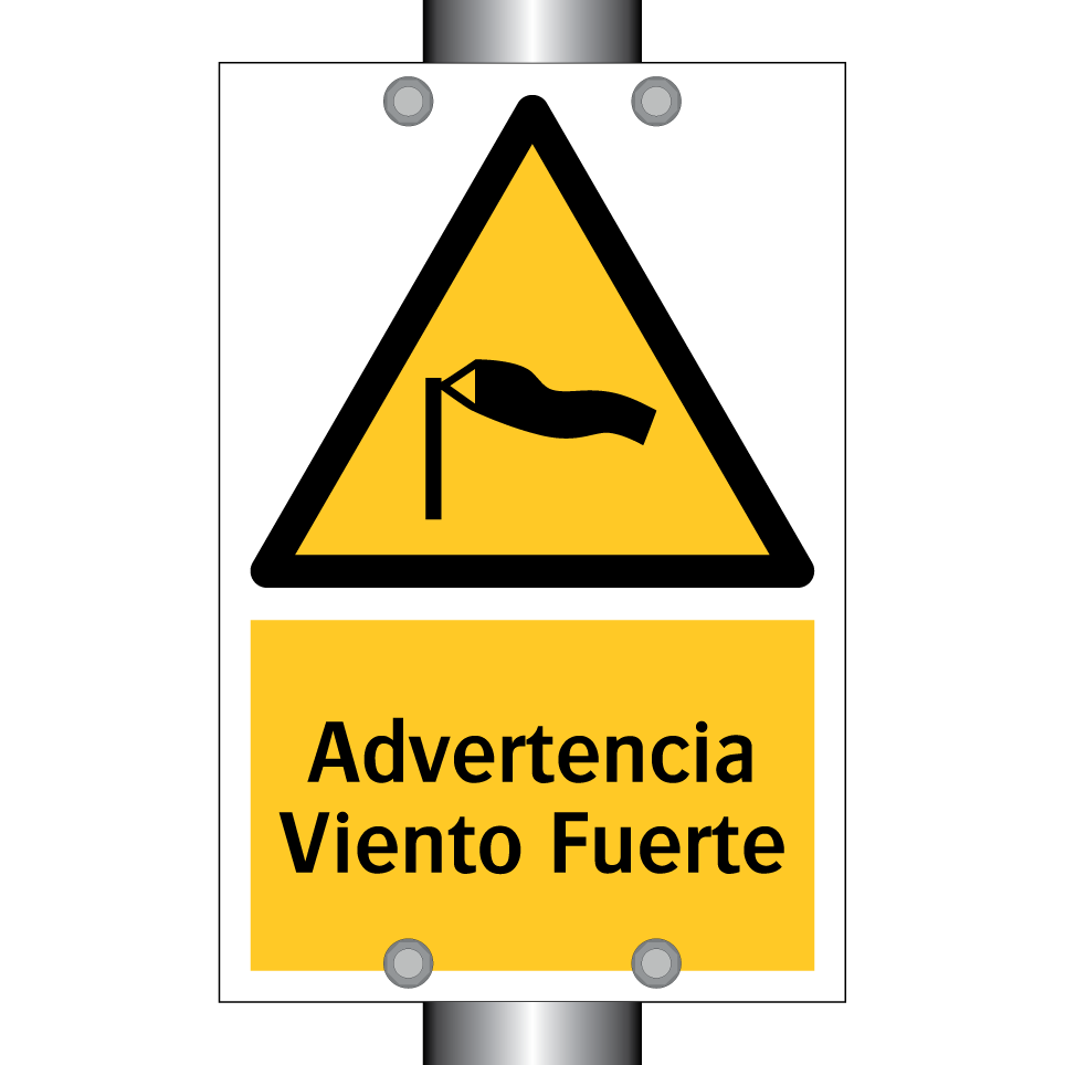 Advertencia Viento Fuerte
