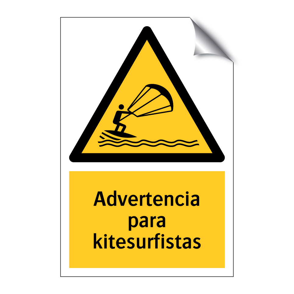 Advertencia para kitesurfistas