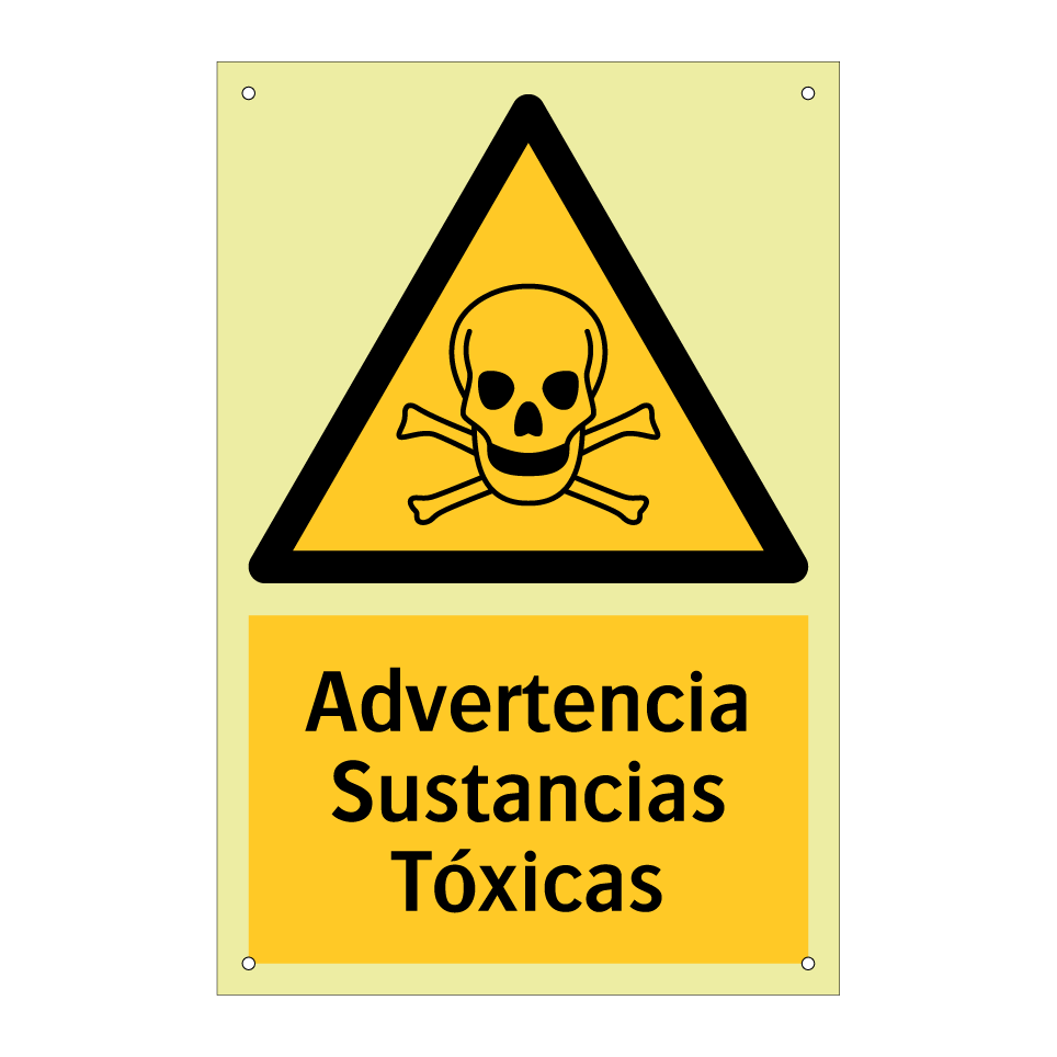 Advertencia Sustancias Tóxicas