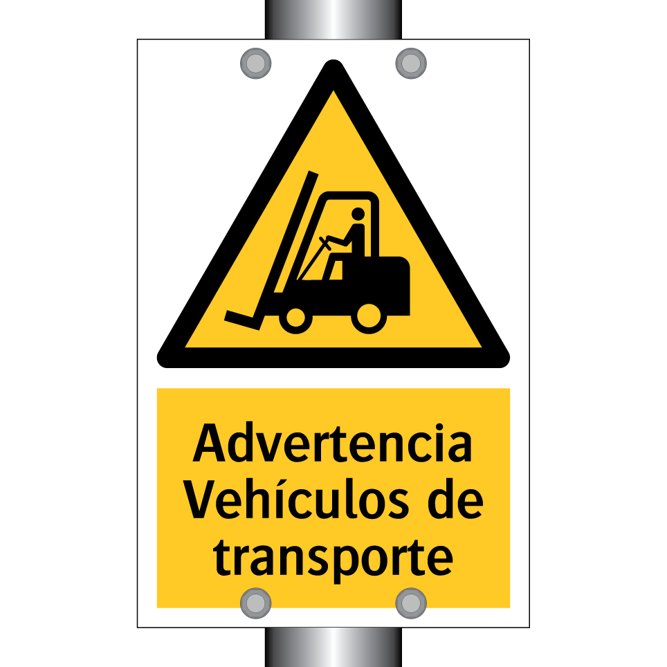 Advertencia Vehículos de transporte