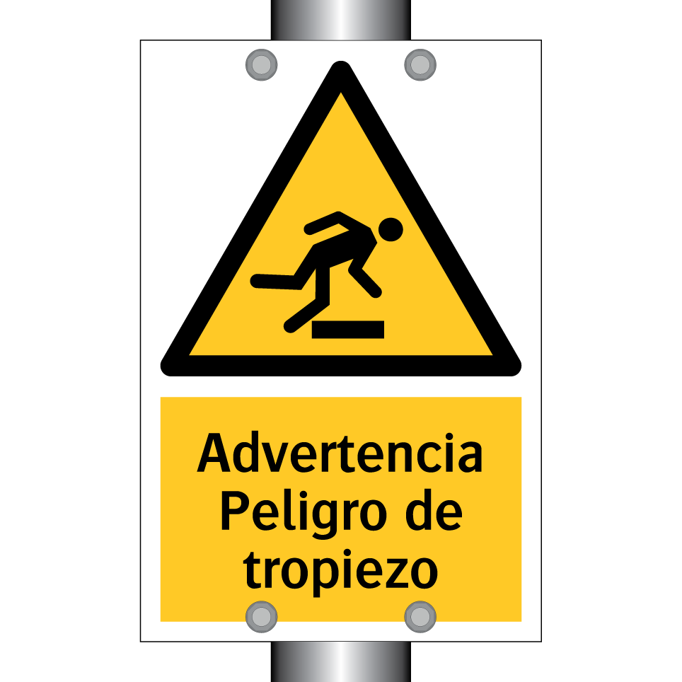 Advertencia Peligro de tropiezo