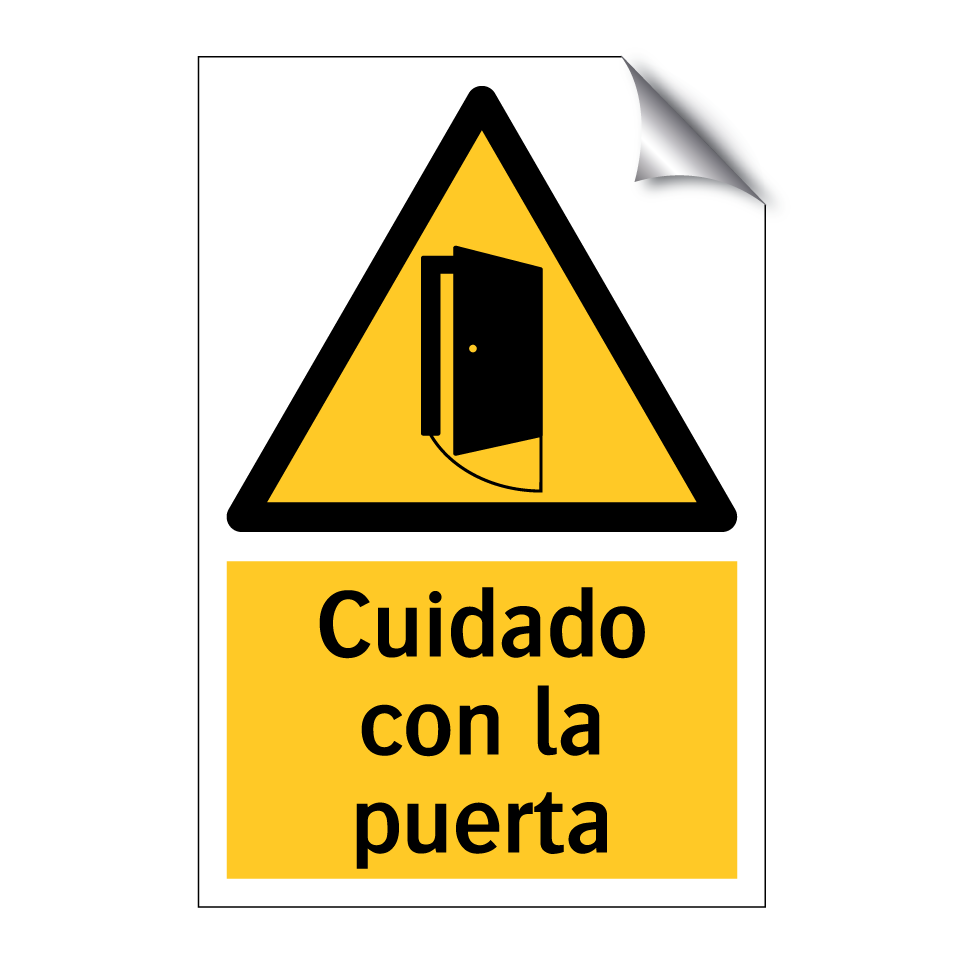 Cuidado con la puerta