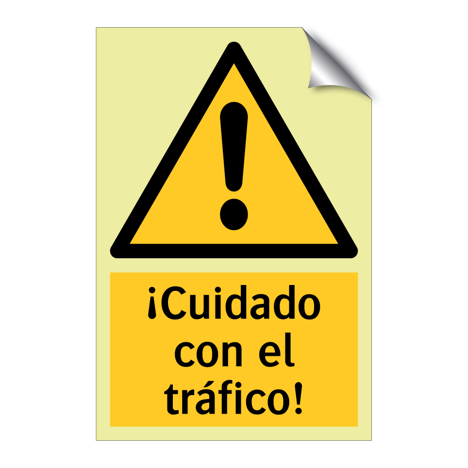 ¡Cuidado con el tráfico!