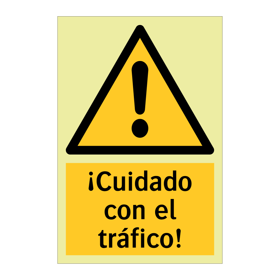 ¡Cuidado con el tráfico!