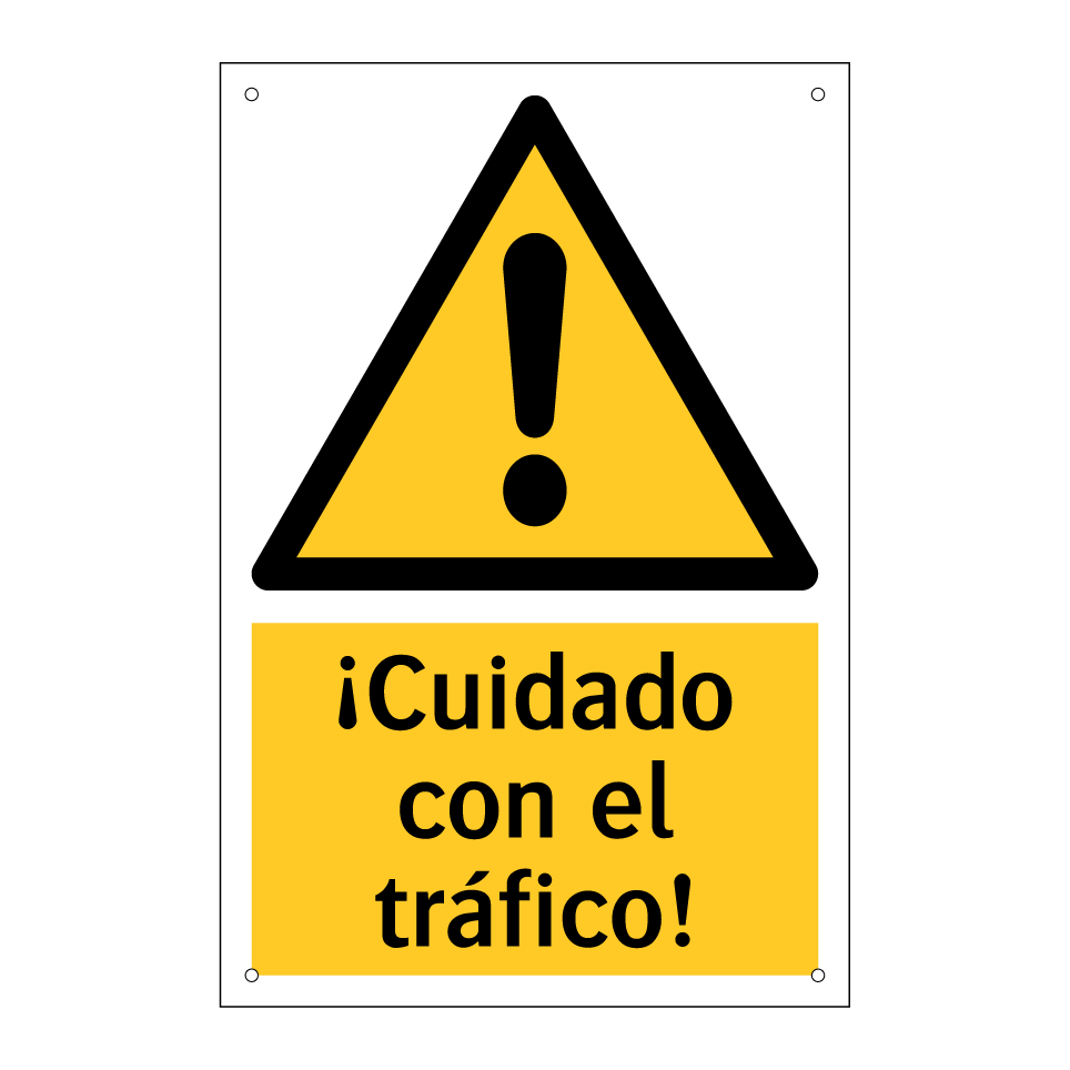 ¡Cuidado con el tráfico!