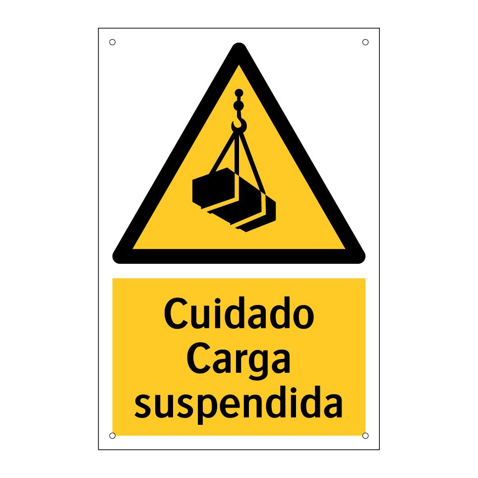 Cuidado Carga suspendida