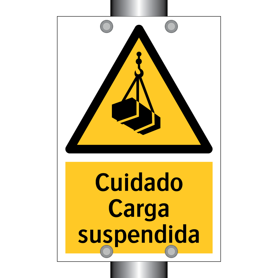 Cuidado Carga suspendida